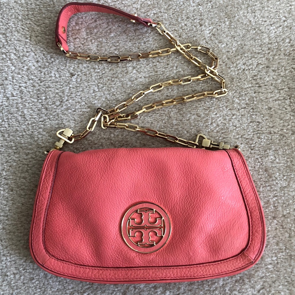 Tory Burch Amanda Crossbody Bag Coral